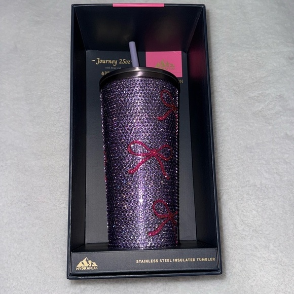 Other - NEW Hydrapeak Limited Edition Bling bow Stainless Steel Insulated Tumbler25oz 🎀